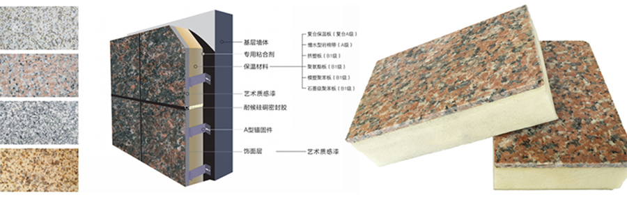 福洛斯质感漆一体板产品结构图